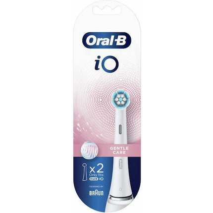 Oral-B iO Gentle Care, perii de schimb pentru periuță electrică, set 2 buc., albastru