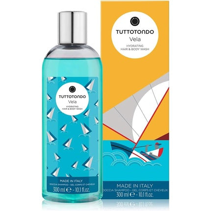 Șampon Hidratant Păr și Corp, Vela Doccia, 300 ml