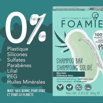 Șampon solid, Foamie, Aloe vera, fără sulfați