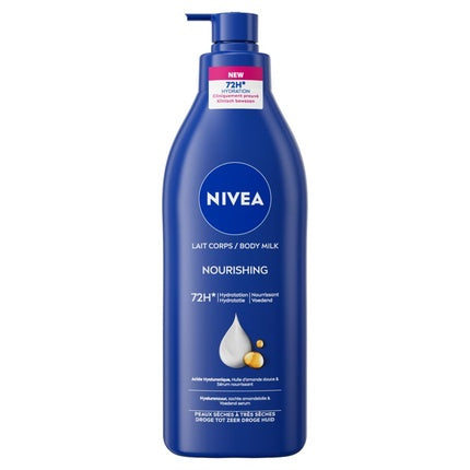 Lăptuț corp, Nivea Body Milk Caring Pump, 400 g
