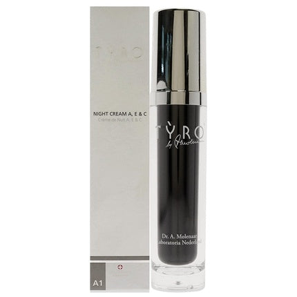 Crema de noapte Tyro cu vitaminele A, E și C, unisex, 2oz
