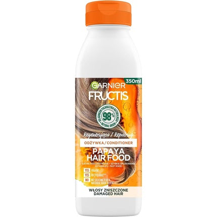 Balsam, Garnier, Fructis Hair Food Papaya, 350ml