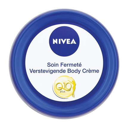 Cremă de corp Nivea Q10 Plus, Cutie rotundă albastră, 297g