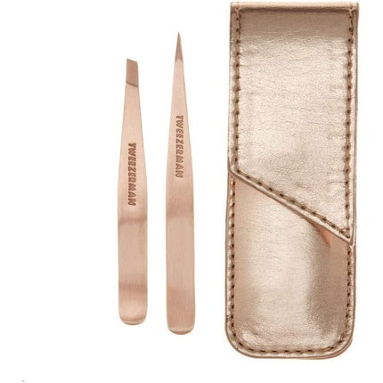 Set pensete, Tweezerman, Petite Tweeze, rose gold