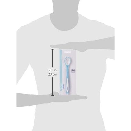 Curățător limbă, Jordan, Clinic, albastru, 22 cm