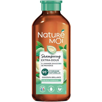 Șampon Naturé Moi Extra-Gentle, 250ml, ambalaj plastic maro