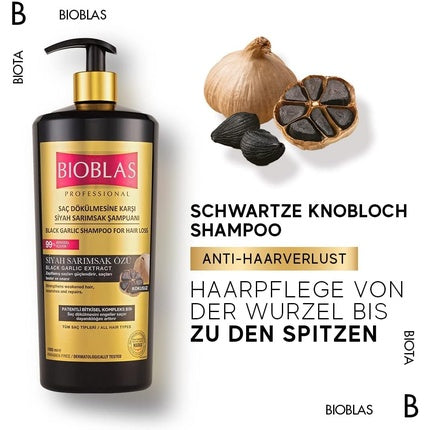 Șampon Bioblas Anti Hair Loss cu Extract de Usturoi Negru, 1000ml