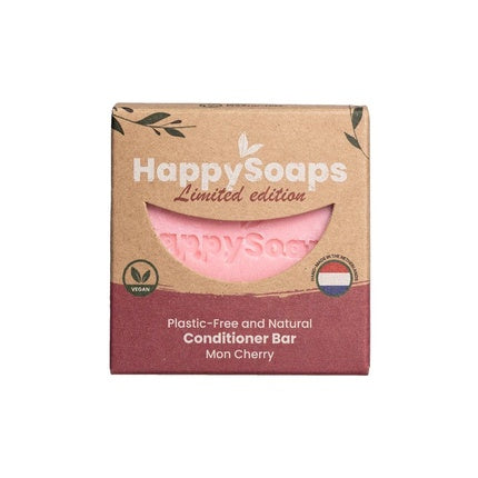 Condiționator solid Happy Soaps Mon Cherry - 70g