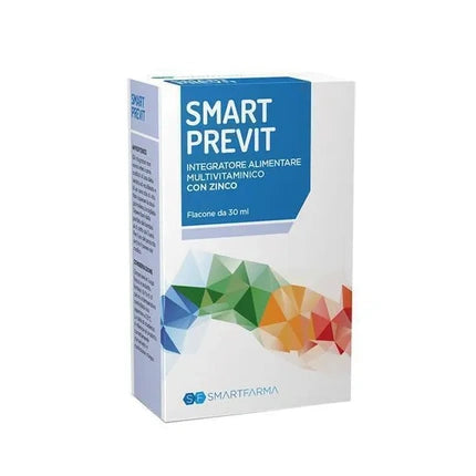 Smart Previt Drops, Smartfarma, Integrator alimentar multivitaminic cu zinc, 30 ml