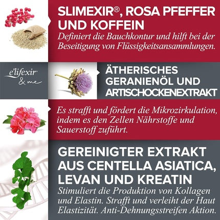 Cremă tonifiantă Elifexir Vientre Plano, 150ml