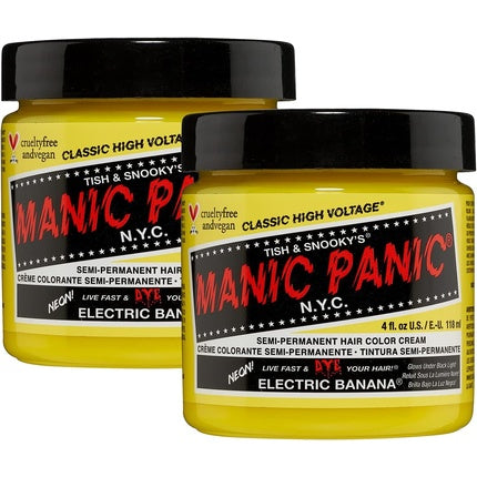 Vopsea de par semi-permanenta, Manic Panic, Electric Banana, 118ml