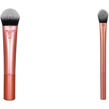 Pensula machiaj, Real Techniques, Seamless Complexion, pentru fond de ten lichid si crema si corector