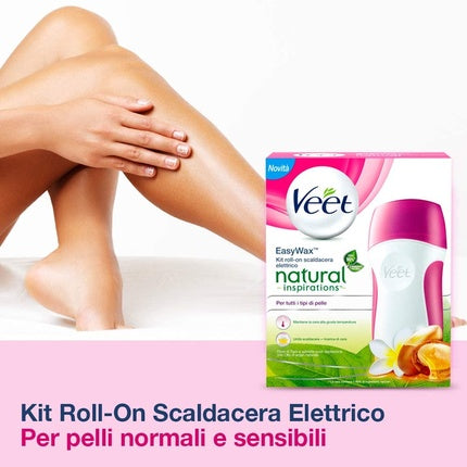 Dispozitiv ceară, Veet, EasyWax, alb-roz