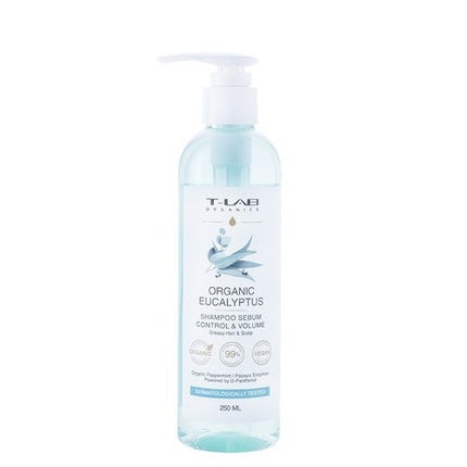 Șampon T-Lab Organics 99% Natural pentru Controlul Părului și Volum cu Eucalipt Organic