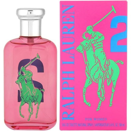 Ralph Lauren Big Pony 2 for Women Eau De Toilette, 100ml, Sticlă roz