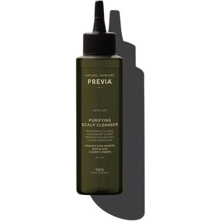 Șampon pentru scalp, Previa Extra Life Tea Tree Oil Purifying Cleanser 100ml, Verde, cu dozator