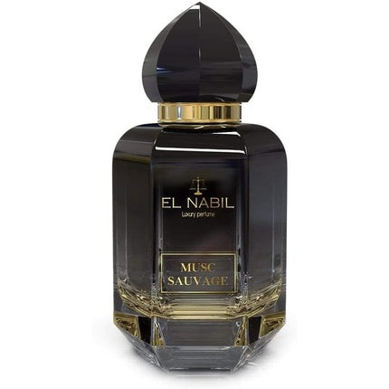 Parfum El Nabil, Musc Sauvage, 50ml, negru
