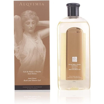 Gel de duș Anti-Stress Alqvimia, 400ml, ambalaj sticlă transparentă