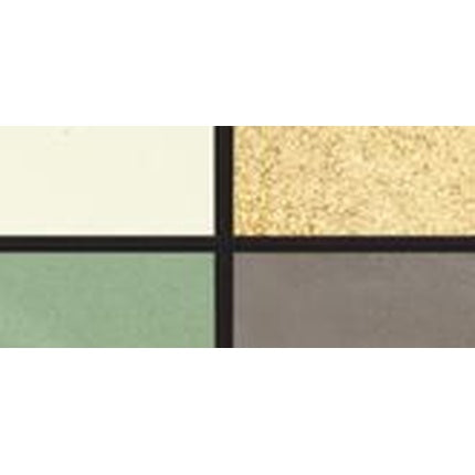 Paletă de farduri Dermacol Quatro, Shade 05, culori nude, auriu, verde