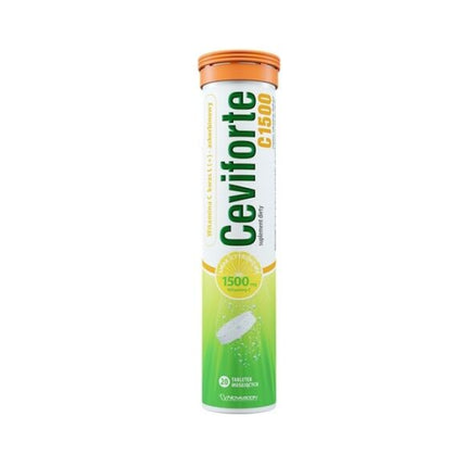 Pastile efervescente Ceviforte Vitamin C 1500 mg, 20 buc