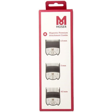 Set piepteni Wahl Moser, 1.5/3/4.5mm