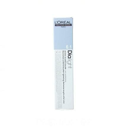 Vopsea de par, L'Oréal Paris, DiaLight 6.1, blond inchis cenusiu