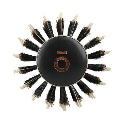 Perie rotundă, Tb Tools For Beauty, ceramică și lemn, 38mm