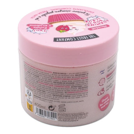 Săpun exfoliant, The Fruit Company, căpșuni și chantilly, 400ml