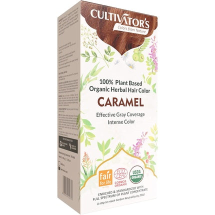 Vopsea păr, Cultivator's, Caramel, 100g, organic