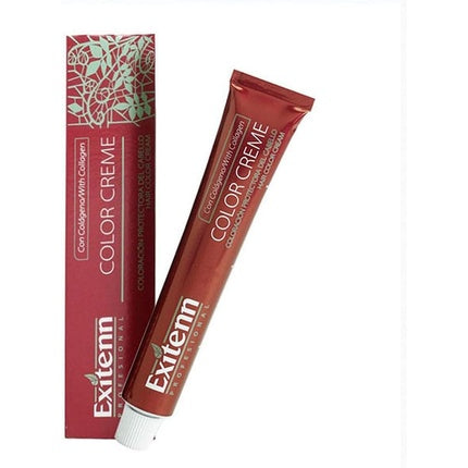 Vopsea permanentă pentru păr Exitenn Color Creme 60ml, Culoare Roșu