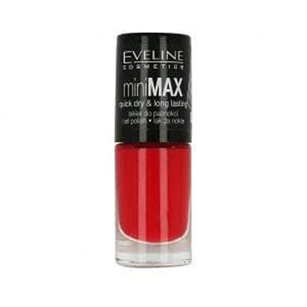 Eveline Cosmetics Mini Max, Esmalte de unghii, No. 521, roșu, 5 ml