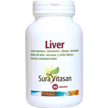 Sura Vitasan Liver, Supliment alimentar pentru ficat, 90 capsule