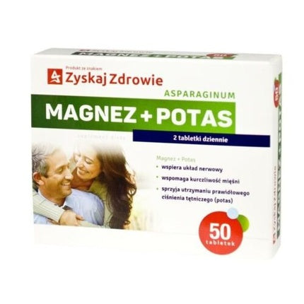Asparaginum Magnesium + Potassium, 50 tablete