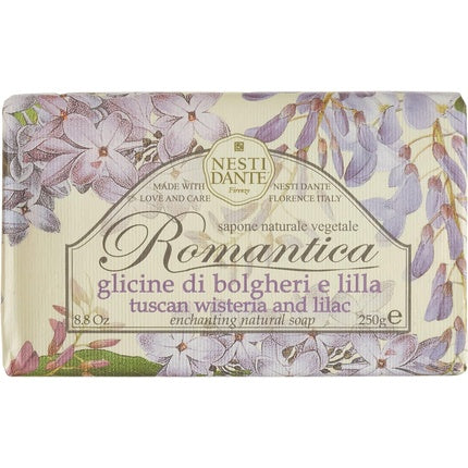 Săpun solid, Nesti Dante, ROMANTICA, 250g, glicină și liliac