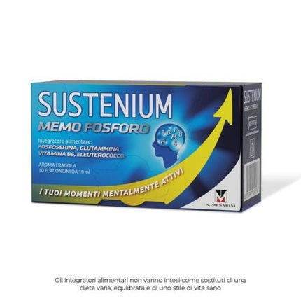 Supliment Menarini Memo Fosforo, căpșuni, 10 flacoane