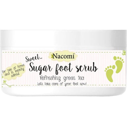 Scrub pentru picioare, Nacomi, Green Tea, 125g