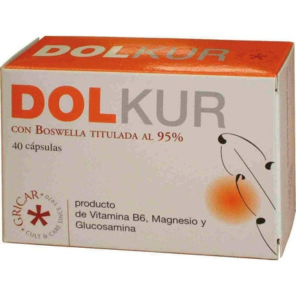 Herbofarm Dolkur, Capsule, Vitamina B6, Magneziu, Glucosamină, Boswellia, 40 buc