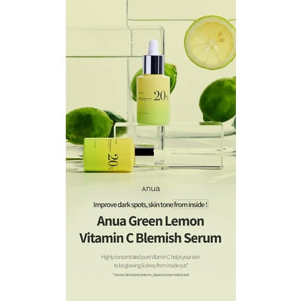 Serum Facial Anua, Green Lemon Vitamin C, Vitamina E, Acid Ferulic, Hialuronic, 20ml