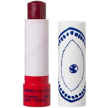 Balsam de buze, Korres, Mulberry Tinted Mauve, mov