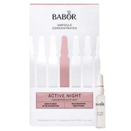 Serum facial Babor Active Night Restorative, 50g, ambalaj ampoule, pentru piele matură