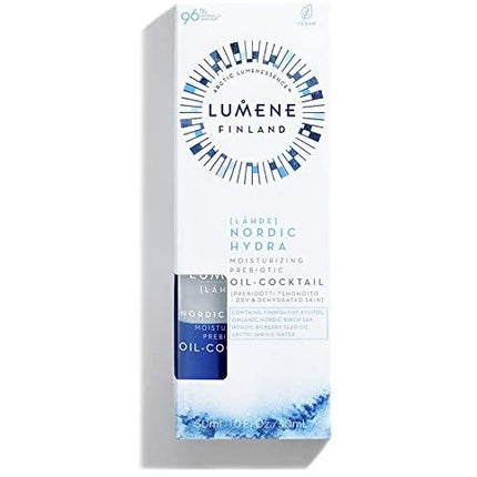 Ulei facial Lumene Nordic Hydra [Lähde] cu prebiotice, 30 ml