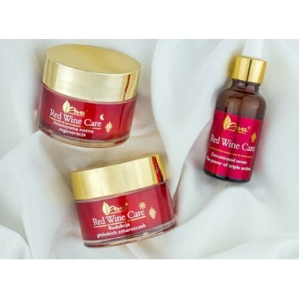 Set Anti-îmbătrânire, Ava Laboratorium, Red Wine Care, roșu, 3 piese