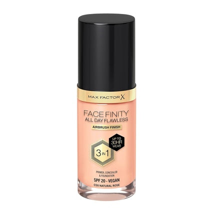 Primer fata Max Factor Facefinity All Day Flawless Makeup, 50 Natural Rose