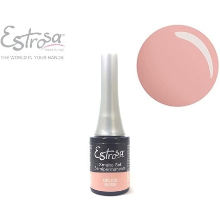 Smalto Gel, Estrosa, Delice Rose, 14ml, Culoare roz pal