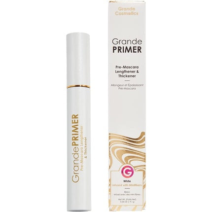 Grande Cosmetics GrandePRIMER Pre-Mascara Lengthener & Thickener, Alb/Gold, 45 g