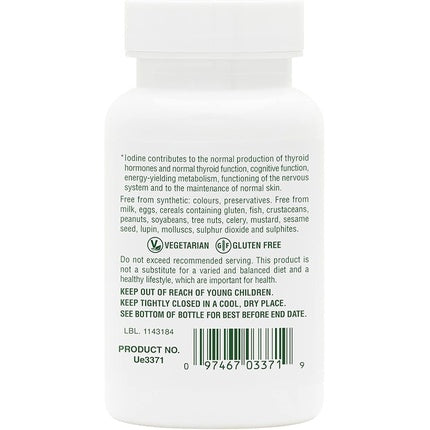 Tablete Minerale, Nature's Plus, 150 mcg, Vegetarian