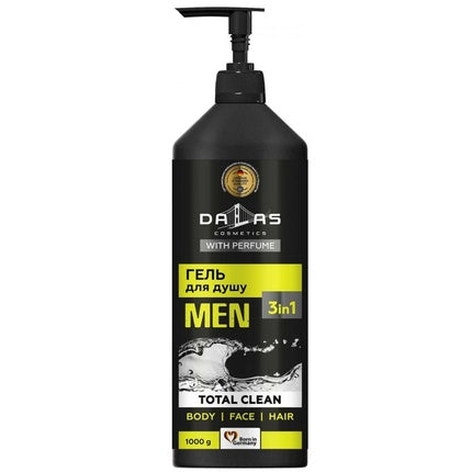 Gel de duș Dalas Total Clean Men, 1000g