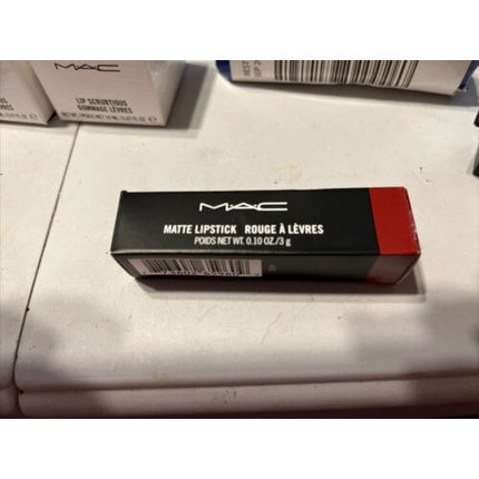 Buze, MAC Matte Lipstick 665 Ring the Alarm, 3 g, Roșu