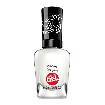 Lac de unghii, Sally Hansen, Miracle Gel, alb