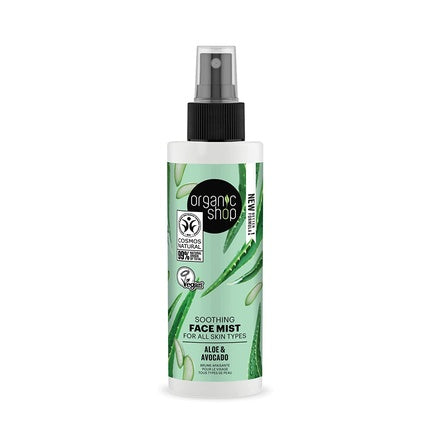 Spray Față, Organic Shop, Avocado și Aloe, 150ml